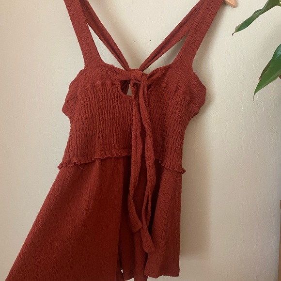 NWT 🌟 Free People Dolce Romper chest nut color - Picture 7 of 9
